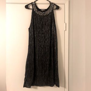 Womens black dress with jewels